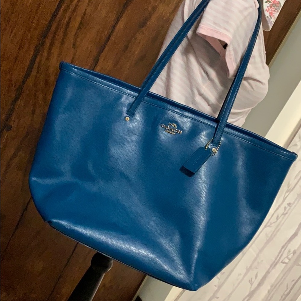Coach New York Tote - Turquoise